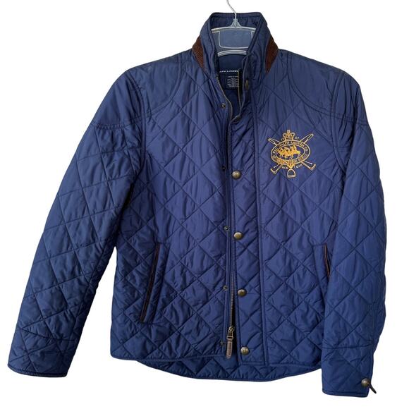 Ralph Lauren Jackets & Blazers - Ralph Lauren Sport Navy Blue Crested lite jacket size S Women’s